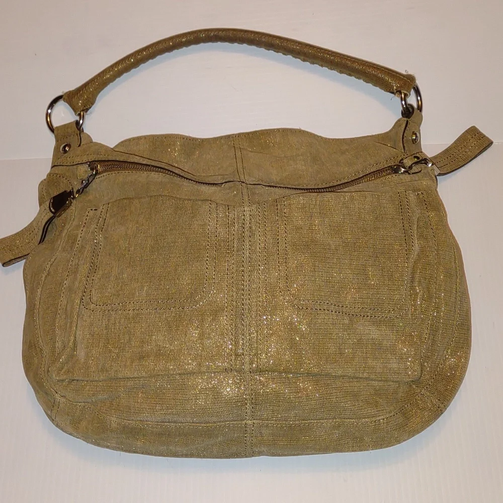 VINTAGE B. MAKOWSKY Glitter Hobo Bag